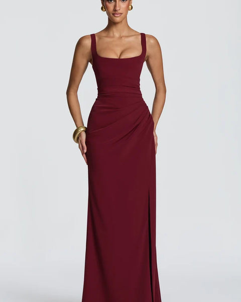 LOVELIA | Mocha-Kleid